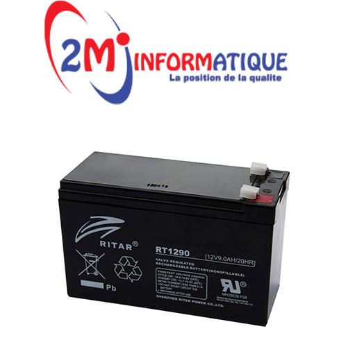 BATTERIES ONDULEUR 2KVA 6-FM9 12V/9.0AH/ 20HR