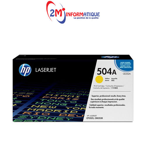 TONER HP LASER 504A YELLOW