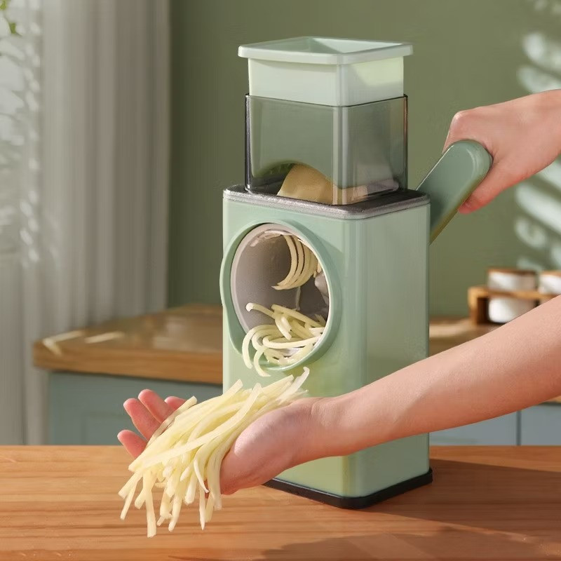 Machine à  découper les légumes manuelle Round Drum Slicer